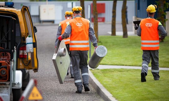 Vilniuje, Mindaugo gatvėje, remontuojamas dujotiekis