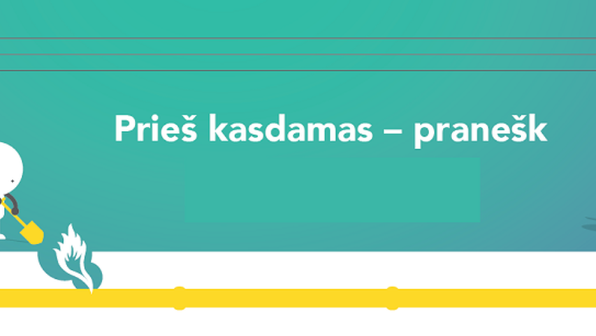 Išaugus elektros kabelių ir dujotiekių pažeidimų skaičiui, siūloma griežtinti pažeidėjų atsakomybę