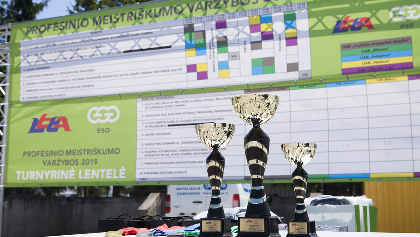 ESO praktiniame mokymo centre - Meistriškumo varžybos rangovams