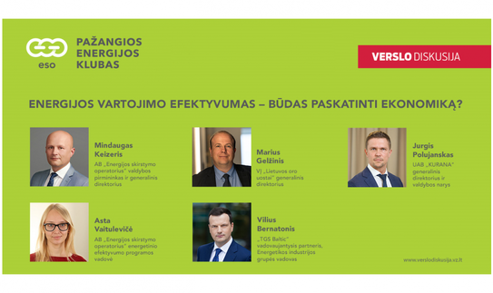 Energijos vartojimo efektyvumas – būdas paskatinti ekonomiką (renginio įžvalgos ir įrašas)