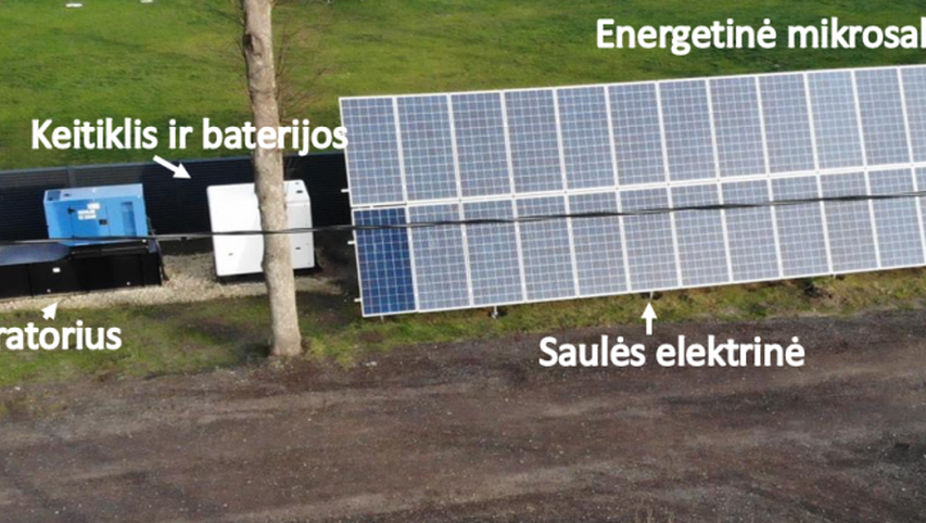 Energetikos inovacijos: mikrosala – skirta gyventojams, bet naudinga visam tinklui