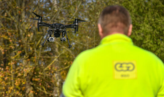 Elektros vagystės nustatomos ir dronų pagalba